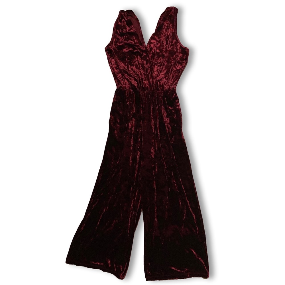 Crushed Velvet Jumpsuit